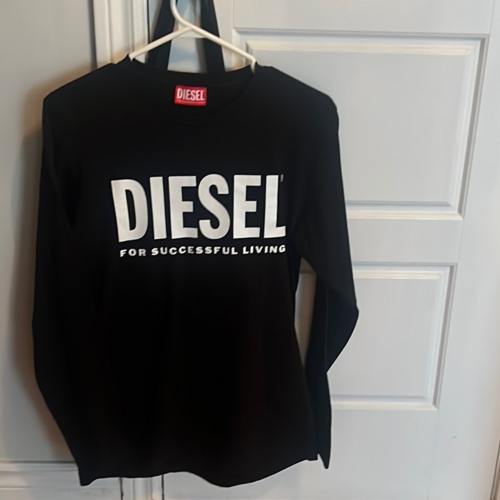 Diesel Black Long Sleeve Shirt 16y